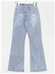 Ripped flare jeans with rhinestone azul (XS-XL)