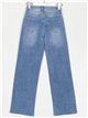 Jeans strass tiro alto azul (XS-XL)