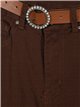 Jeans rectos cinturón marron (S-XXL)