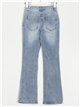 Flare jeans with rhinestone azul (XS-S-M-L)