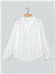 Camisa guipur blanco (M-L-XL-XXL)