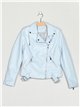 Chaqueta biker efecto piel blue (S-XL)