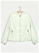 Faux leather jacket fruit-green (40-48)