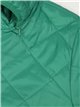 Quilted down puffer jacket with hood green (M-XXL)