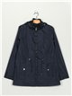 Parka water repellent with hood navy (42-50)