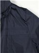 Parka water repellent with hood navy (M-XXL)