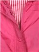 Parka water repellet lunares capucha fuschia (M-XXL)