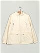 Parka water repellet capucha beige (42-50)