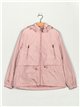 Parka water repellet capucha light-pink (42-50)