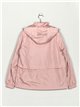 Parka water repellet capucha light-pink (42-50)