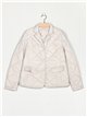 Quilted down puffer jacket beige (M-XXL)