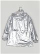 Buttoned trench coat silvery (M-XXL)