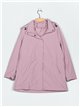 Oversized parka with hood pink (40-48)