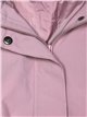 Oversized parka with hood pink (40-48)