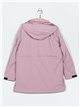 Oversized parka with hood pink (40-48)