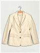 Faux leather blazer beige (M-XXL)