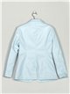 Faux leather blazer light-blue (M-XXL)