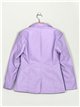 Faux leather blazer purple (M-XXL)