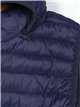 Quilted waistcoat with hood navy (42-50)