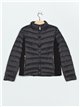 Quilted down puffer jacket black (40-46)