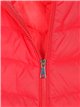 Quilted down puffer jacket red (40-46)