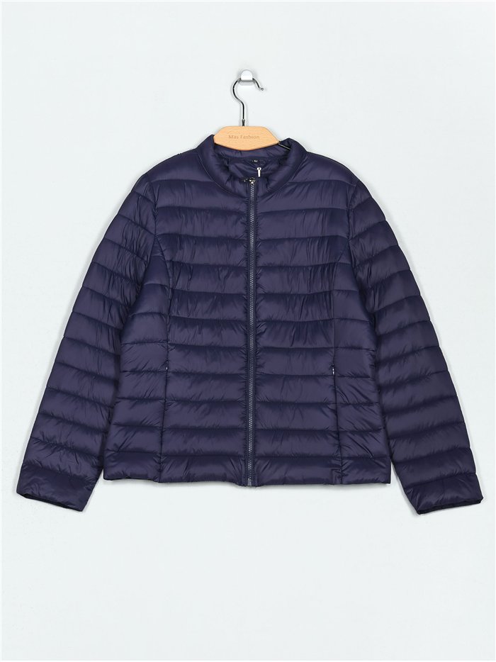 Ultra light quilted down puffer jacket navy (42-50)