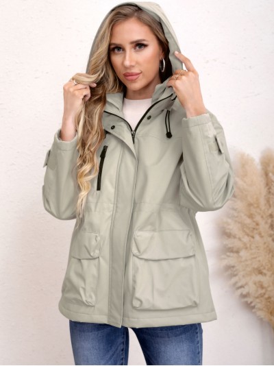 Anorak amplio capucha beige (M-XXL)