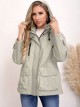 Oversized anorak with hood beige (M-XXL)