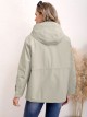 Oversized anorak with hood beige (M-XXL)