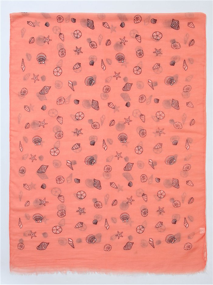 Pañuelo conchas 70 X 180CM