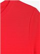 Camiseta básica cuello redondo rojo (S-XXL)