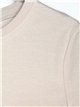 Camiseta básica cuello redondo taupe (S-XXL)