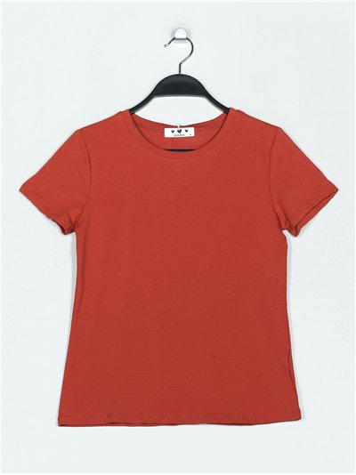 Round neck basic t-shirt teja (S-XXL)