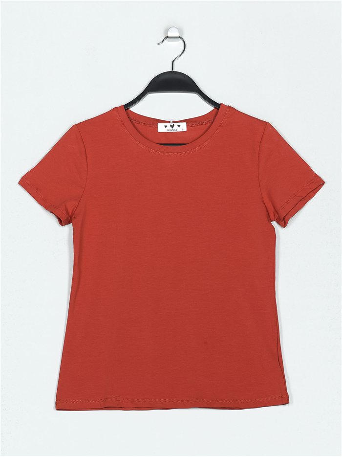 Round neck basic t-shirt teja (S-XXL)