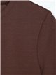 Round neck basic t-shirt marron-oscuro (S-XXL)