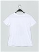 Camiseta sombrero strass blanco (M-L-XL-2XL)