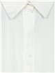 Camisa satinada blanco (S-3XL)