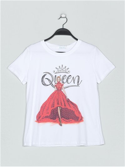 Camiseta queen strass (M/L-XL/XXL)