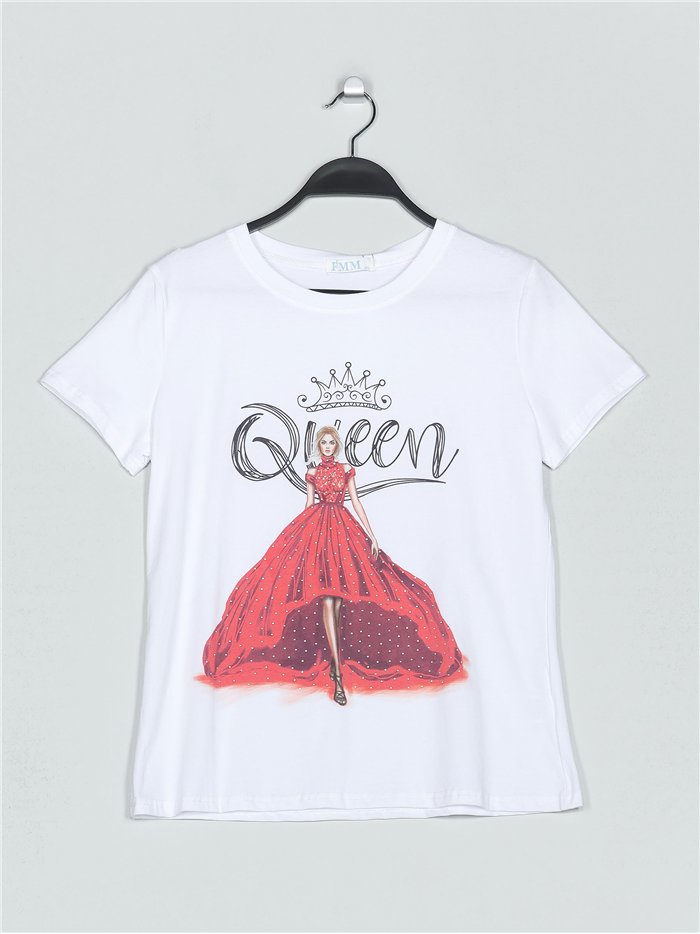 Camiseta queen strass (M/L-XL/XXL)