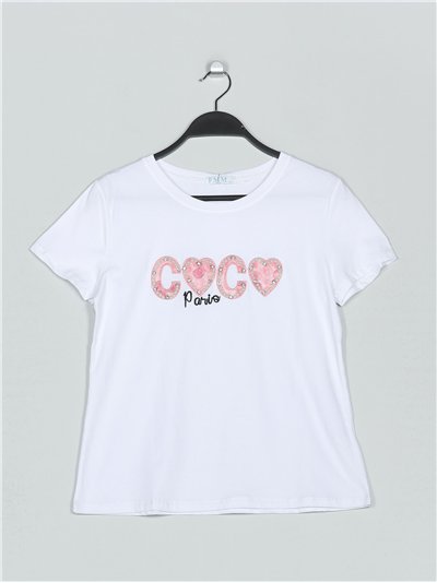 Camiseta bordada coco (M/L-XL/XXL)