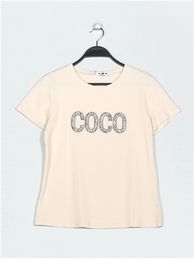 Camiseta coco strass (M/L-XL/XXL)