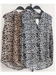 Camisa amplia leopardo (S-M-L-XL)