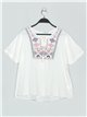 Oversized embroidered blouse (M/L-XL/XXL)