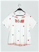 Embroidered floral blouse (M/L-XL/XXL)