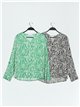 Plus size printed blouse (S-3XL)