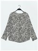 Plus size printed blouse (S-3XL)