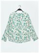 Plus size printed blouse (S-3XL)