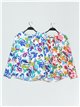 Blusa floral talla grande (S-3XL)