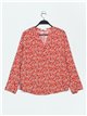 Plus size floral blouse (S-3XL)