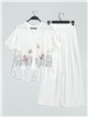 Co-Ord Plus size embroidered shirt + trousers (M/L-XL/XXL)